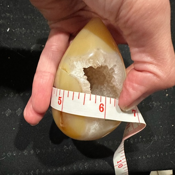 Druzy Agate Egg (A) - Picture 4 of 4